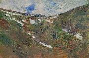 Theodore Robinson Theodore Robinson, Jamaica, Vermont, oil painting